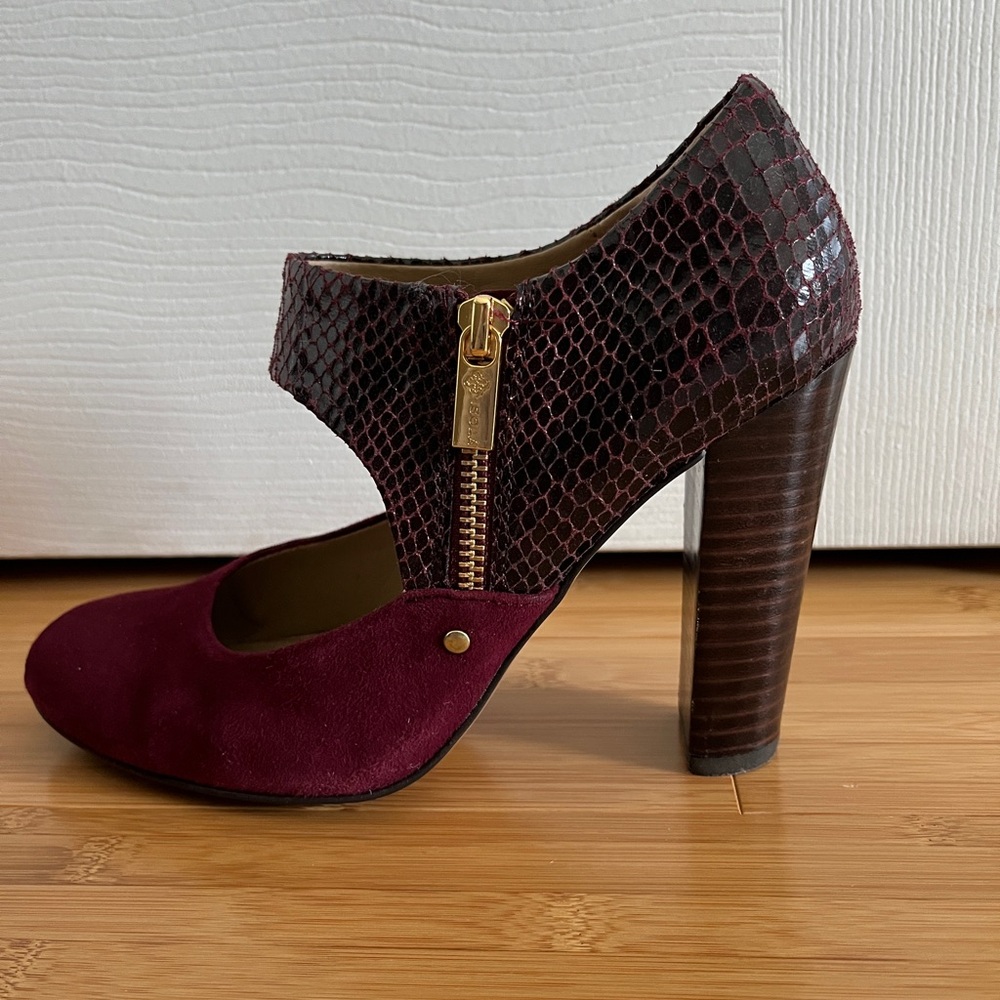 Isola Tace burgundy Mary Jane pump